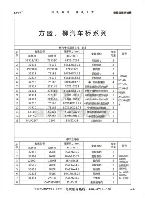 方盛、柳汽车桥系